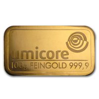 100 grams Gold bar