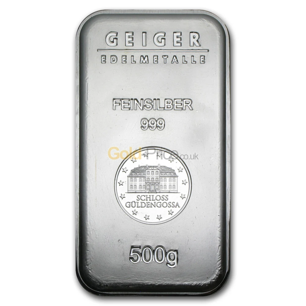 Silver bar price comparison: Buy 500 grams silver