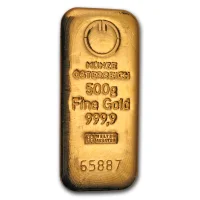 500 grams Gold Bullion Bars for Sale